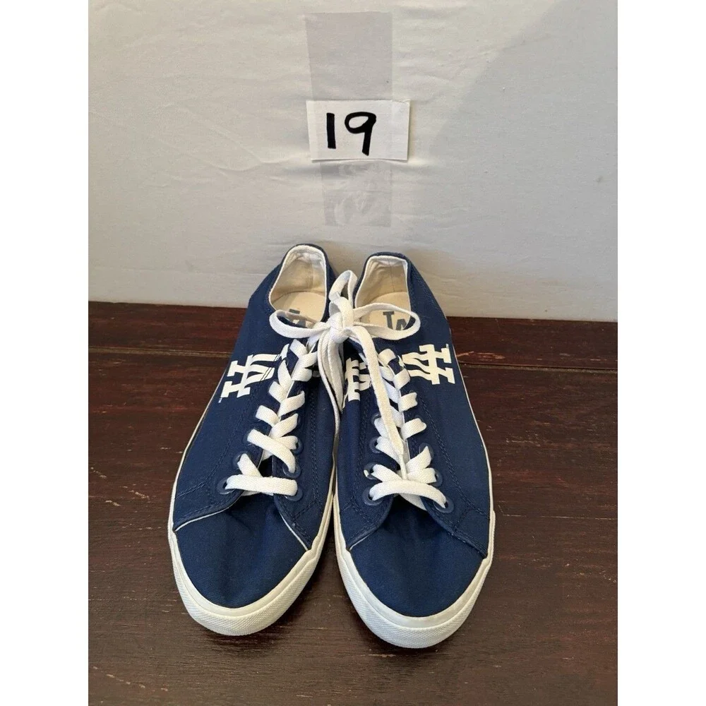 Row One LA Dodgers Canvas Sneakers Blue White Women’s 8 Men’s 6.5